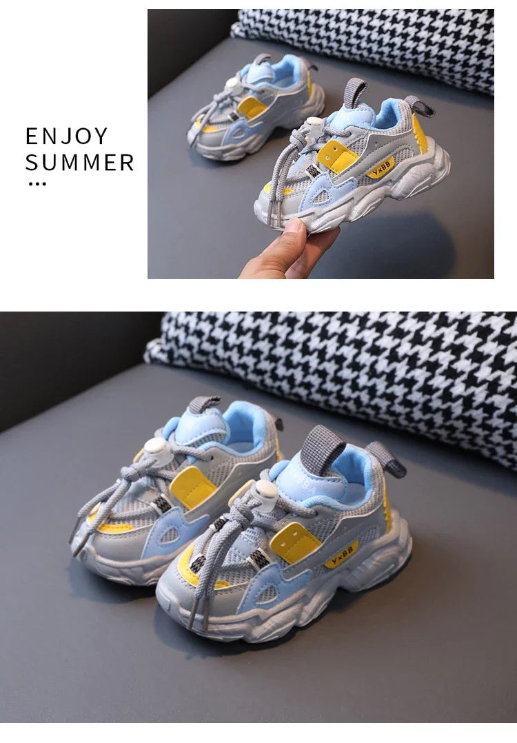 Spring Mesh Breathable Kids Sneakers