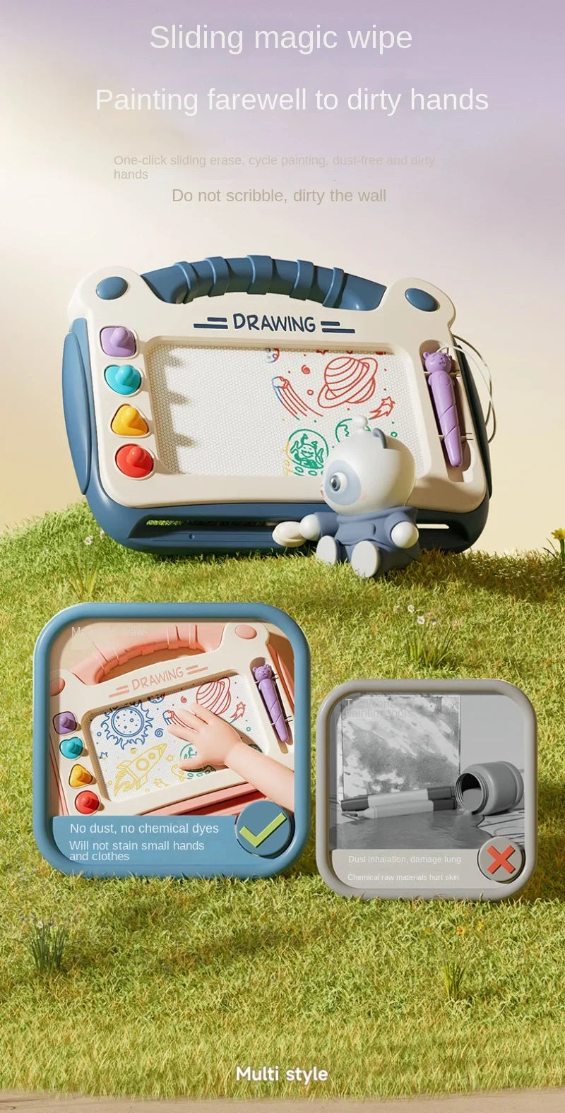 Cartoon Drawing Board Baby Puzzle