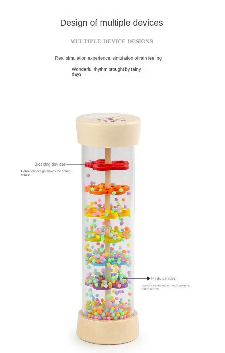 Baby Wooden Rain Sound Pipe