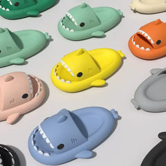 Kids' Shark Flip Flops, Non-Slip EVA Pool Sandals