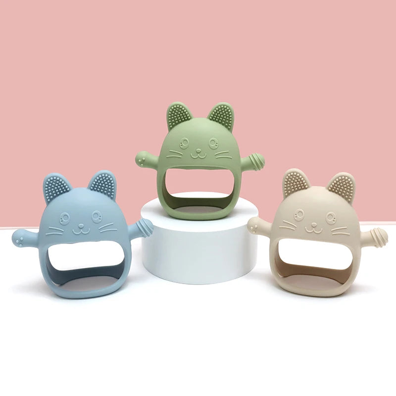 Food Grade Gloves Teether Toys