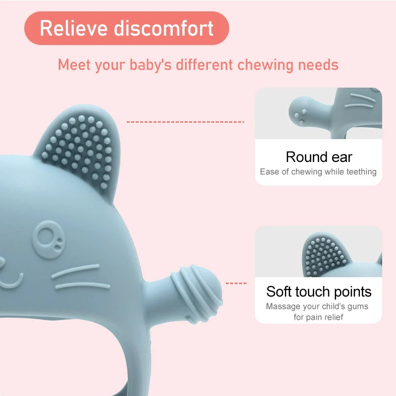 Food Grade Gloves Teether Toys