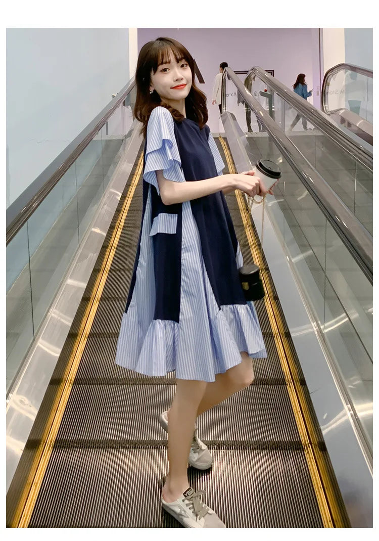 Fashion New Casual Maternity Dress