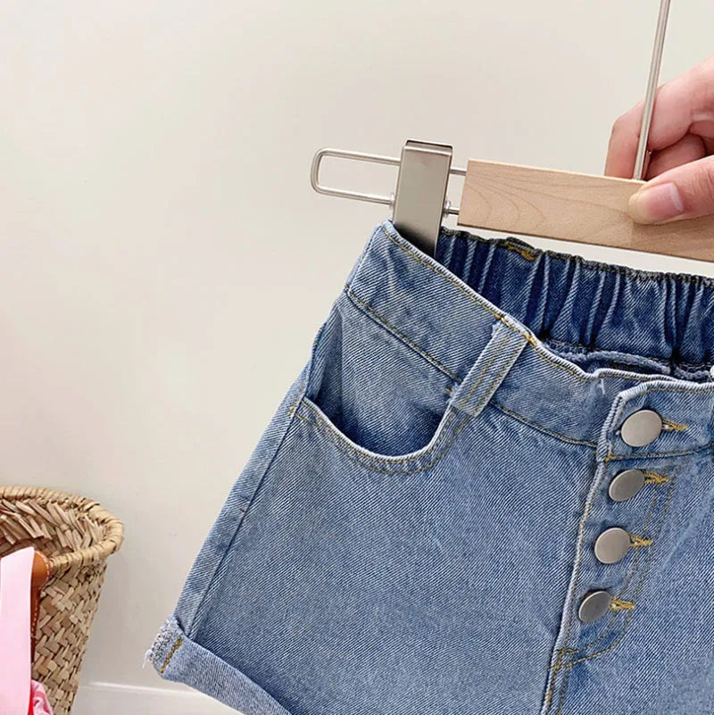 Kids Stripe Shirt Shorts Set