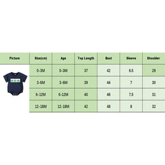 Golf Embroidery Crewneck Romper