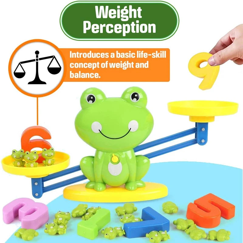 Frog Balance Montessori Math Toys