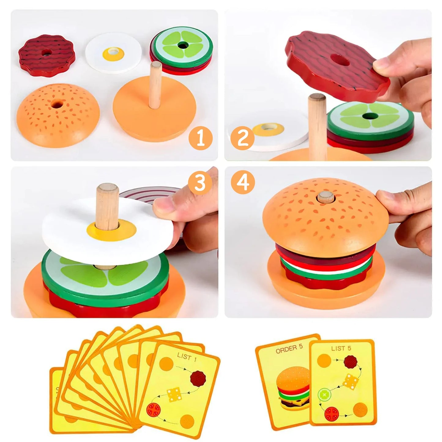 Sandwich Stacking Toys