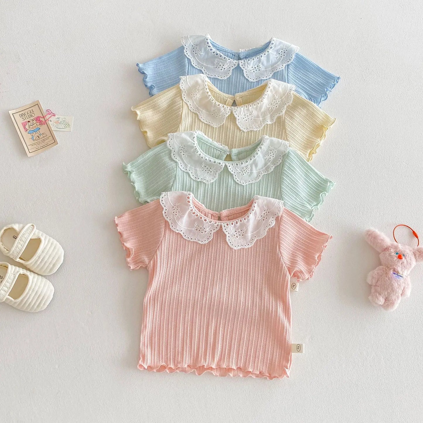 Baby Short Sleeve Tops Charming Kid's Clothing - PAMU8