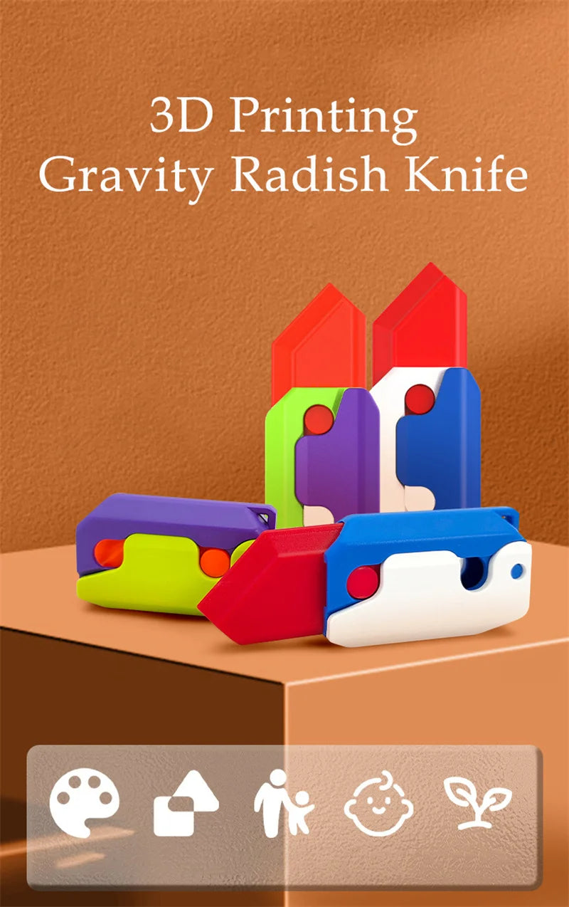 Gravity Knife Gun Fidget Toys