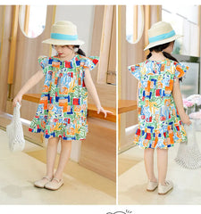 Children Cotton Beach Dress