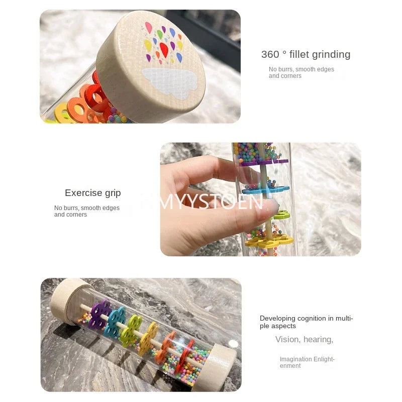 Baby Wooden Rain Sound Pipe