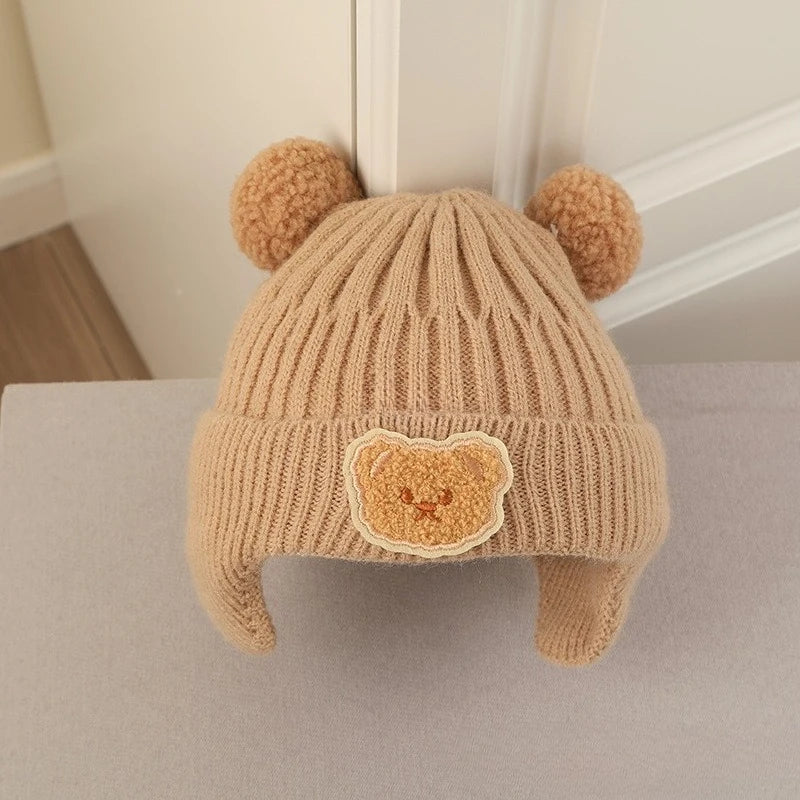 Bear Baby Knitted Hat and Gloves Set - PAMU8