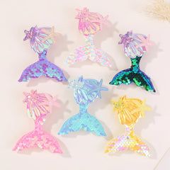 Kids' Mermaid Hair Clip, Glitter Tail Barrette