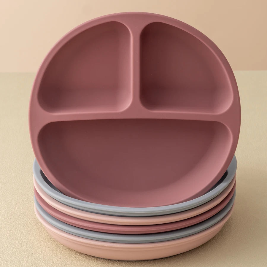 Dining Plate For Toddlers Baby Training Feeding Bowl - PAMU8