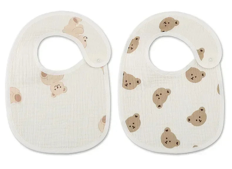 2pcs Waterproof Baby Bibs