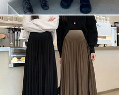 A-Line Casual Maternity Skirt
