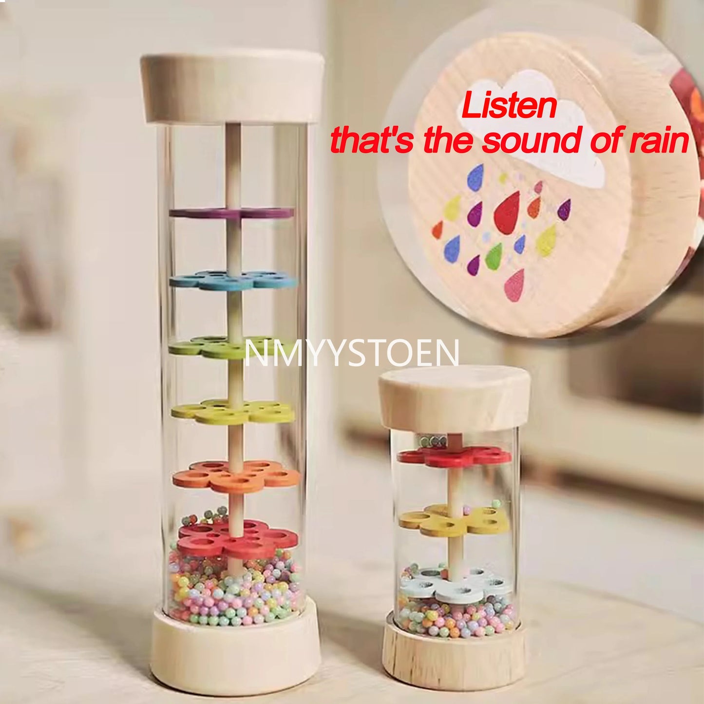 Baby Wooden Rain Sound Pipe