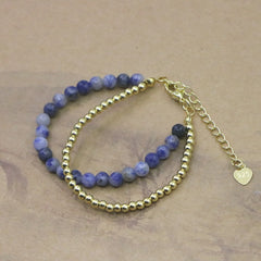 Natural Stone Bead Bracelet for Girls | PAMU8