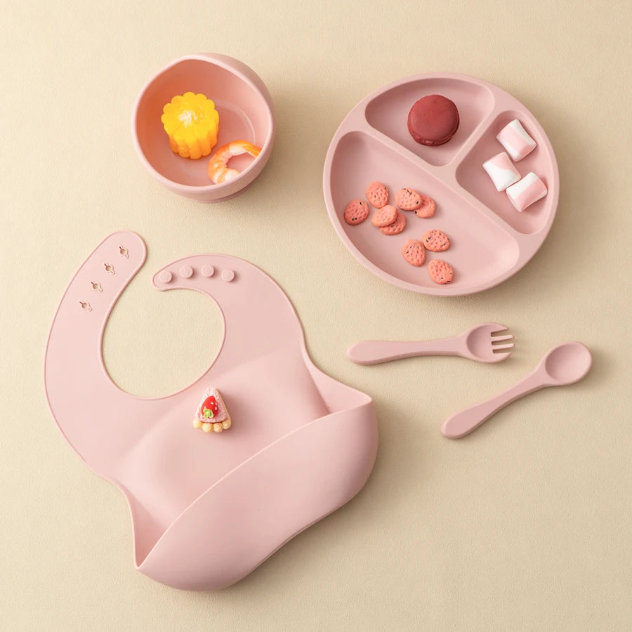 Baby Feeding Set Round Dining For Kids - PAMU8
