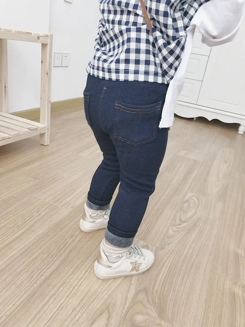 Jeans Boys and Girls' Solid color