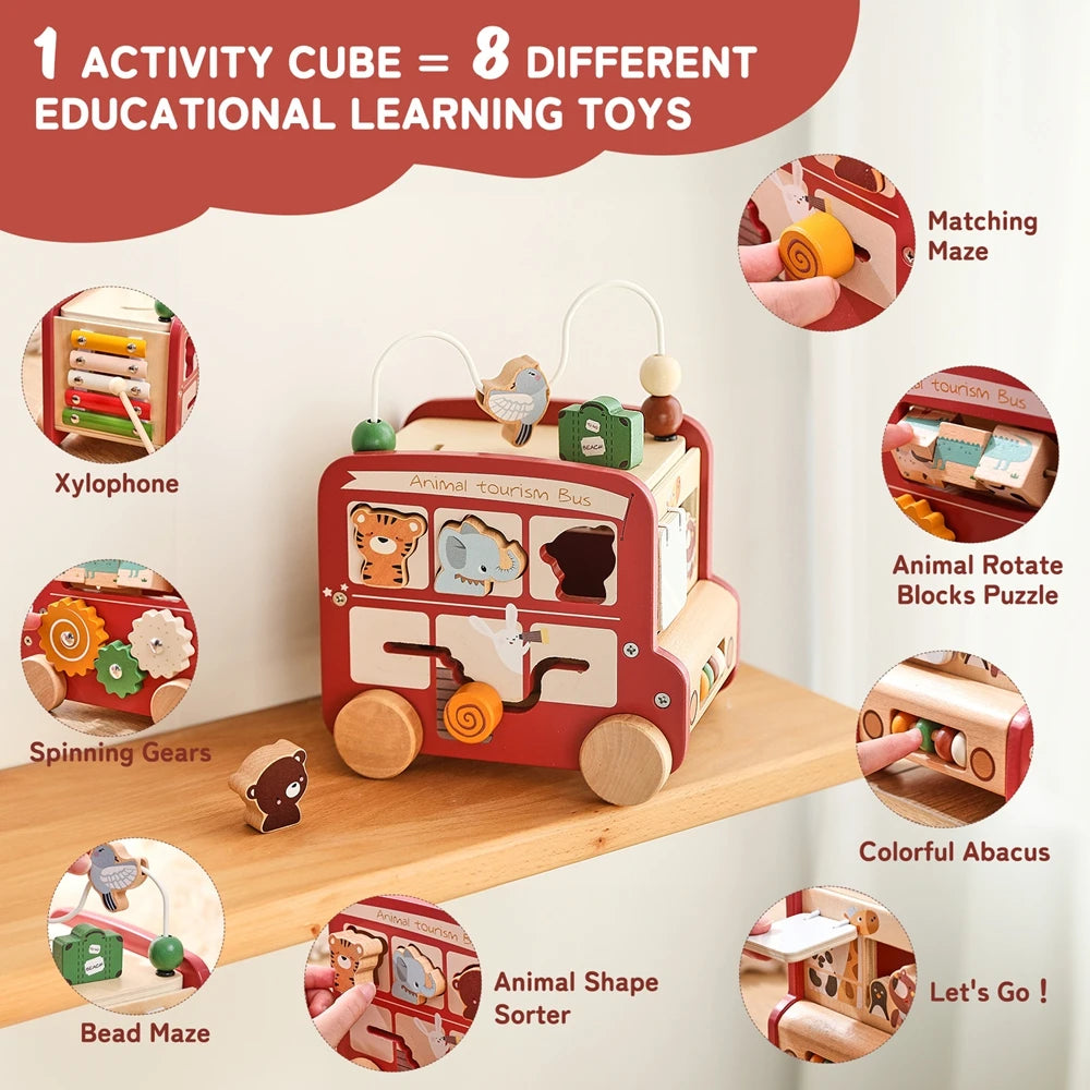 Baby Wooden Block Mix Toys