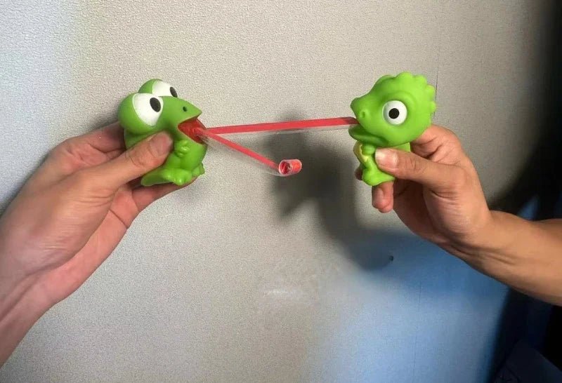Pinch Frog Dinosaur Sticking Tongue For Kids - PAMU8
