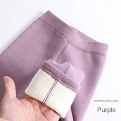 Girl fleece leggings for winters