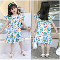 Children Cotton Beach Dress