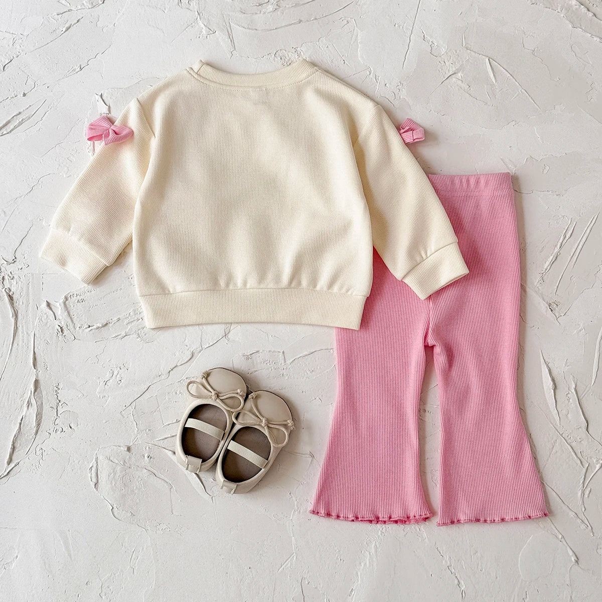 Girls Embroidery Top+Pants