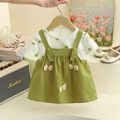 Polka Dot Bow Baby Dress