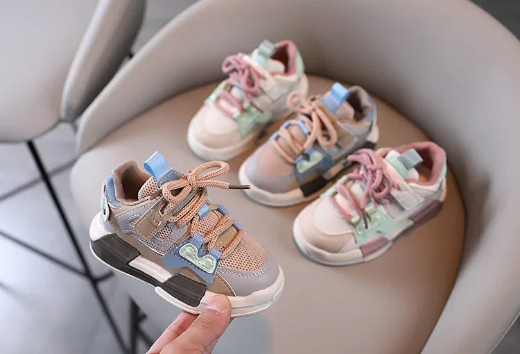 Spring Mesh Breathable Kids Sneakers