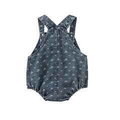 Baby Girl Denim Romper