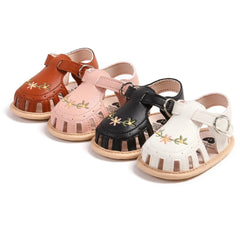 Newborn Floral Soft Sandals