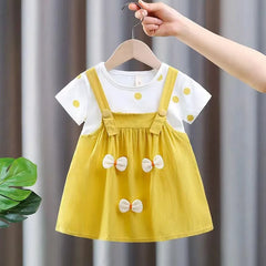 Polka Dot Bow Baby Dress