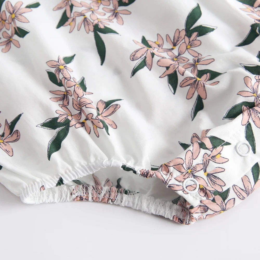 Floral Cotton Girls Bodysuits