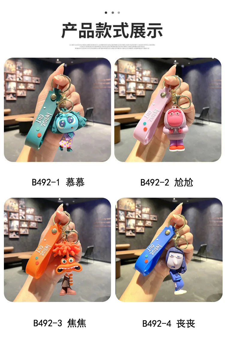 New Inside Out 2 Keychain Toy