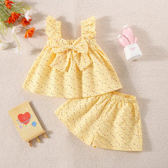 Cute Summer Top Shorts Set