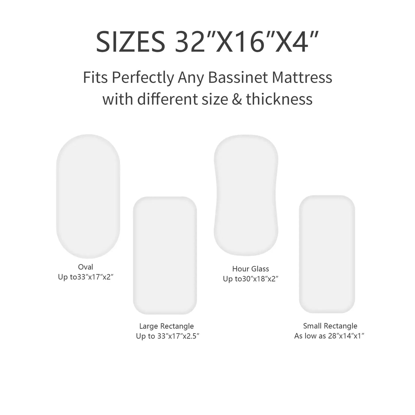 Breathable Crib Fitted Sheets Cradles Mattress Cover - PAMU8