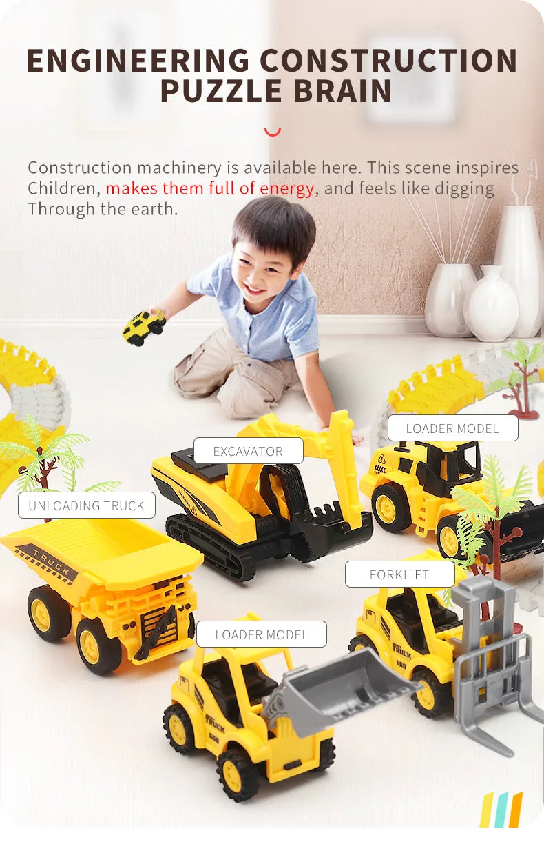 137-467pcs Baby Electric Track Toy
