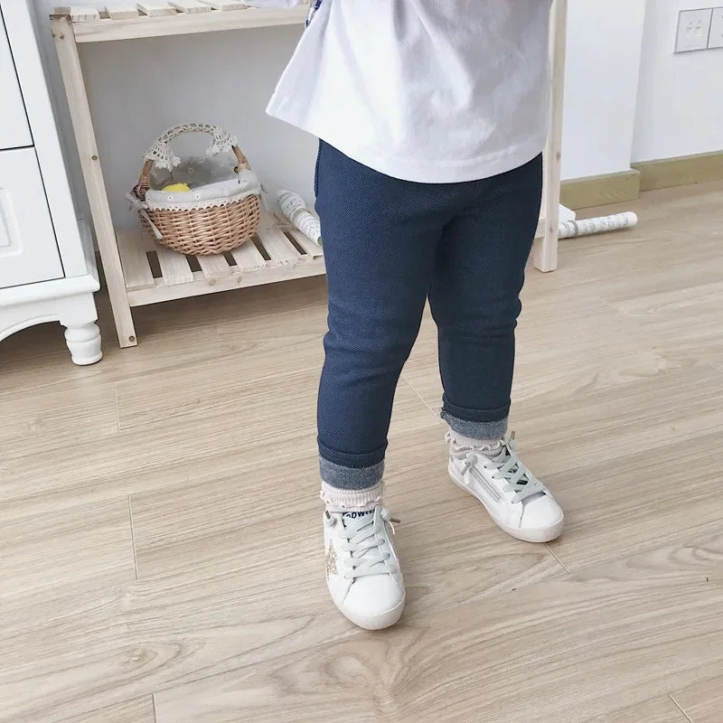 Jeans Boys and Girls' Solid color