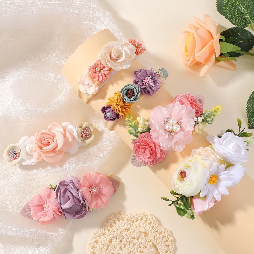 3Pcs Flower Headband