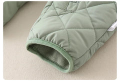 Fleece Lined Cotton Infant Romper