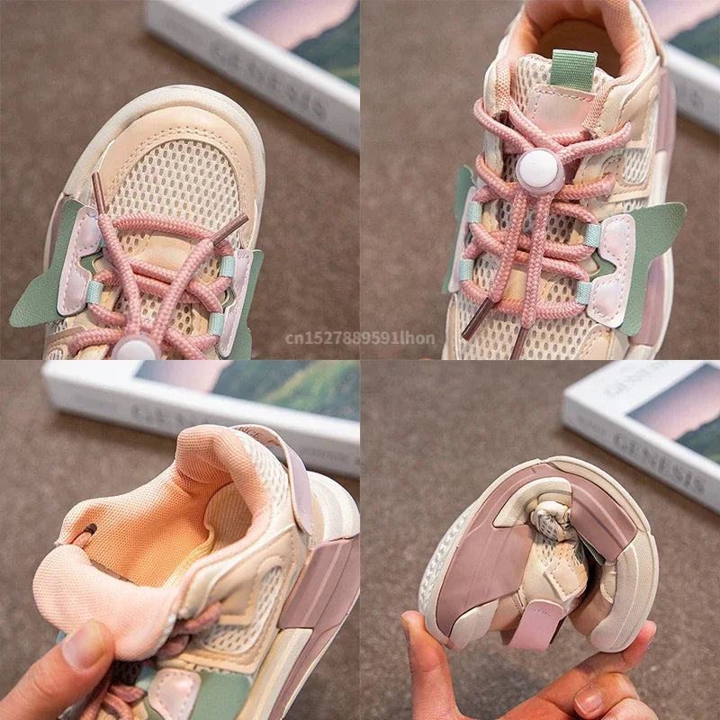 Spring Mesh Breathable Kids Sneakers