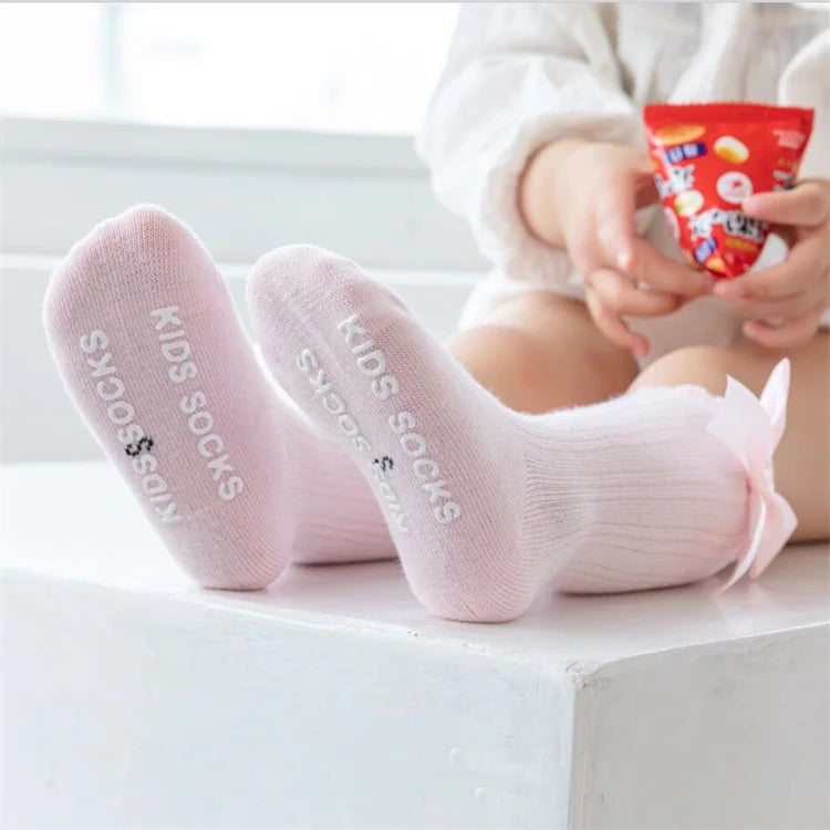 3Pairs set Baby Girls Non-slip Sock