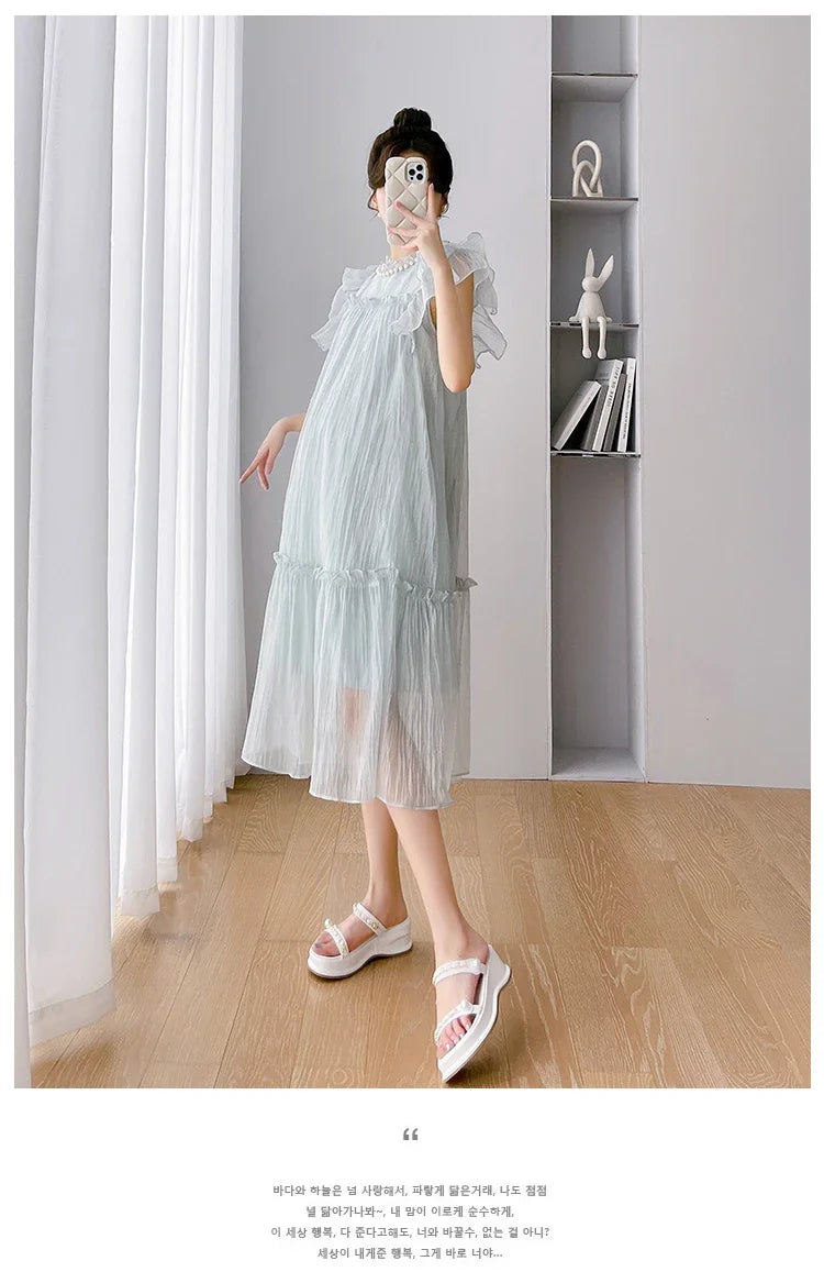 Pregnant Women's A-line Dress