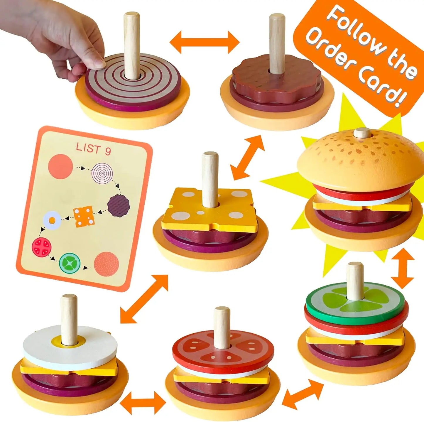 Sandwich Stacking Toys