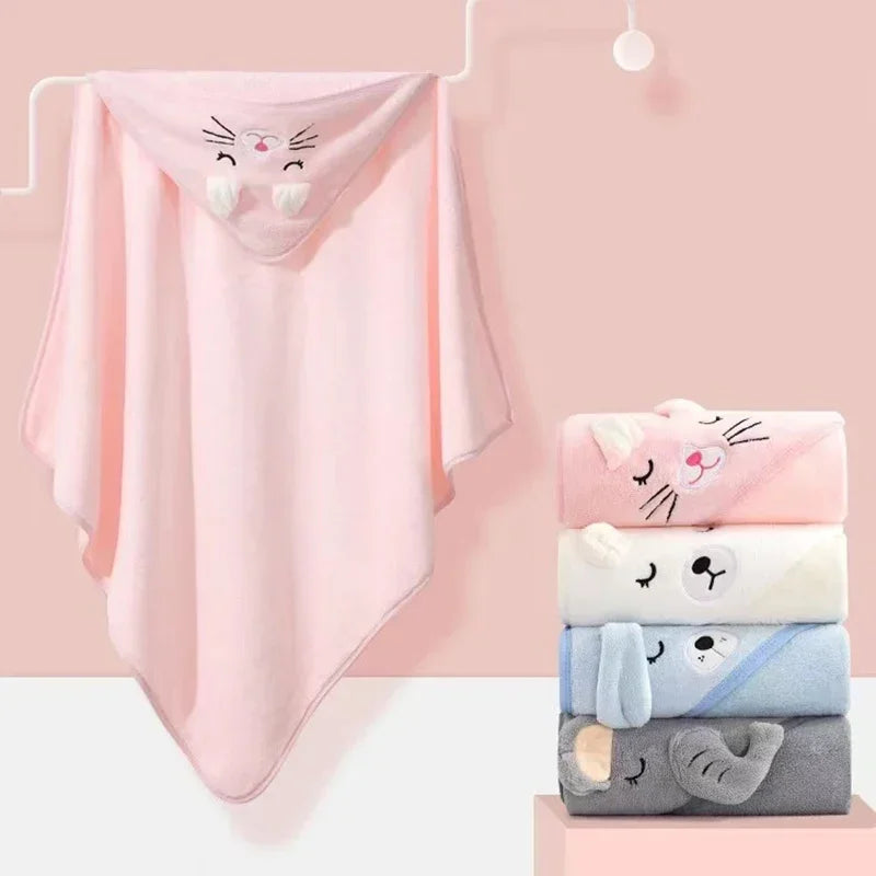 Baby Hooded Bathrobe Towel