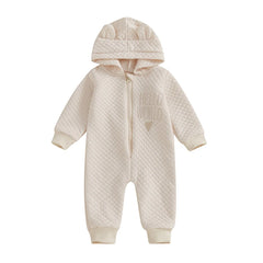 Hooded Embroidery Letter Outfit
