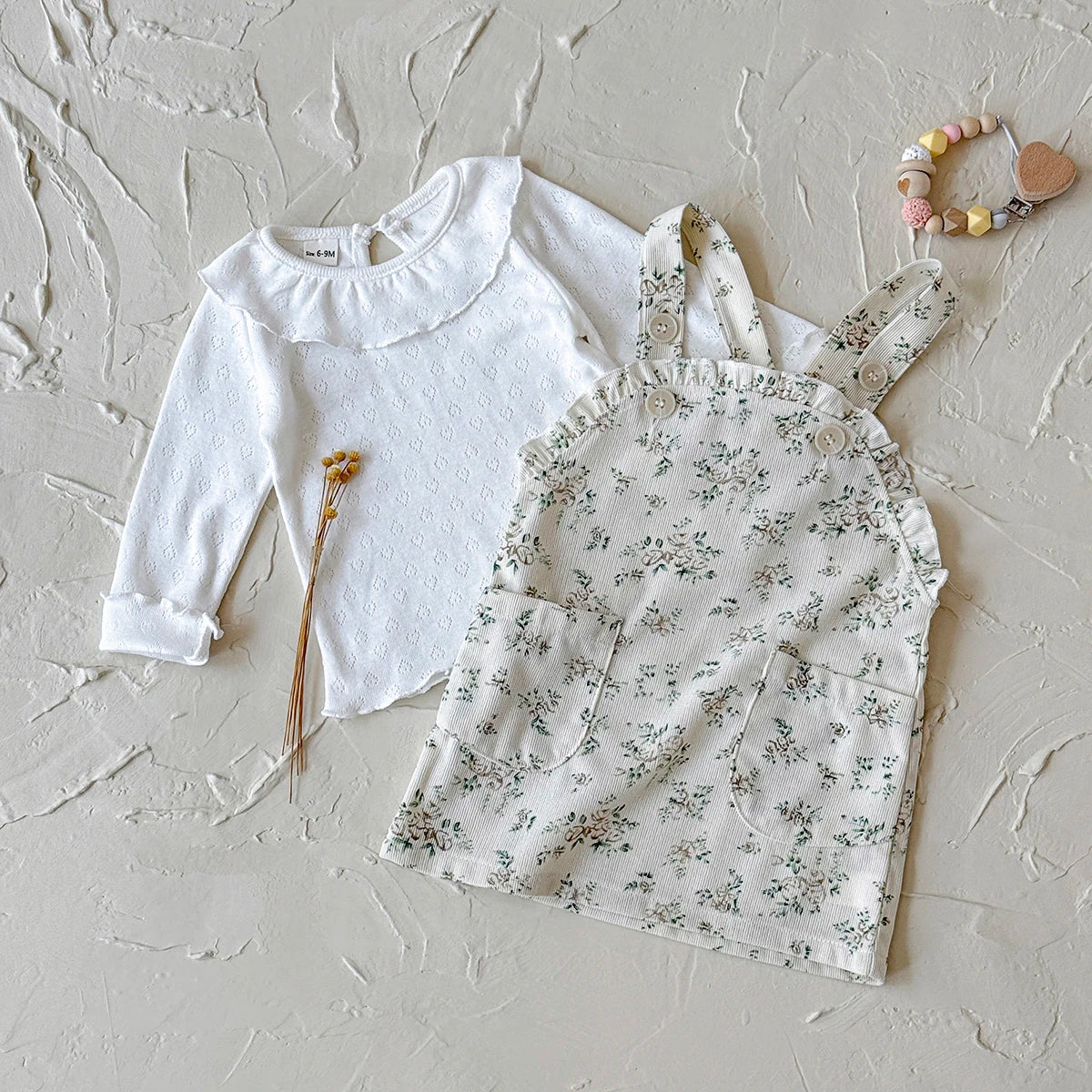 Ruffled Floral Print Dress
