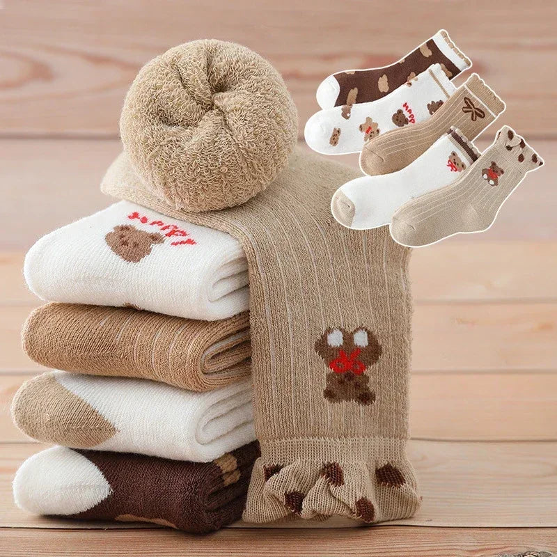 Pairs Warm Plush Kids Socks - PAMU8